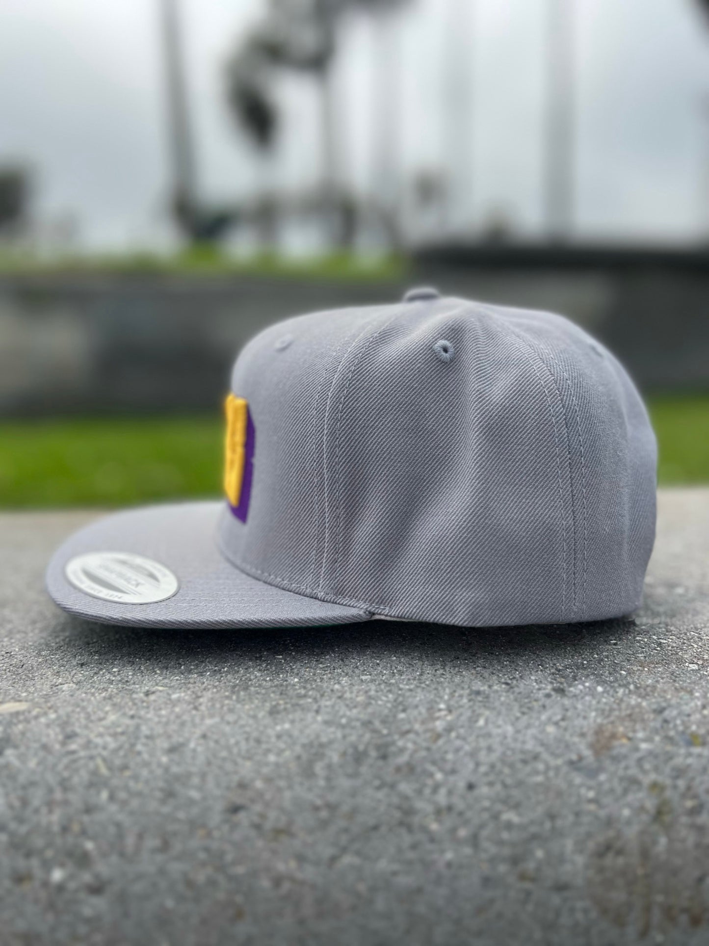LAKER COLORED LOGO GREY HAT