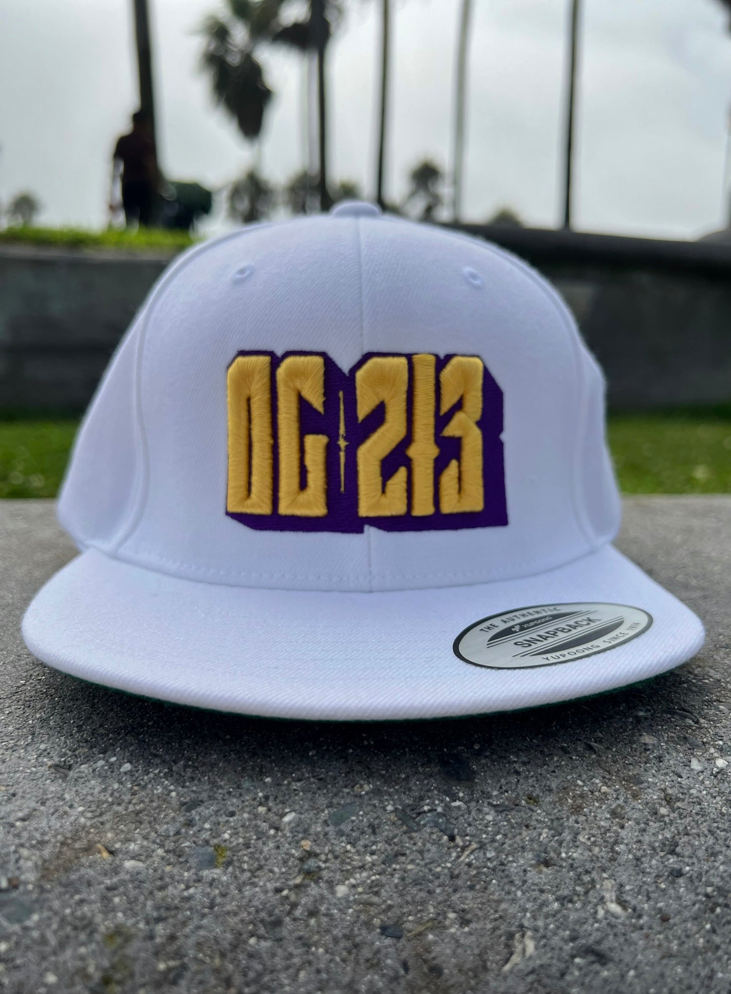 LAKER COLORED LOGO WHITE HAT