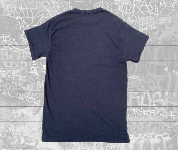 BLACK SHORT SLEEVE BLOCK T-SHIRT