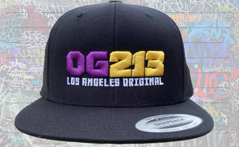 LAKER COLORED ORIGINAL BLACK HAT