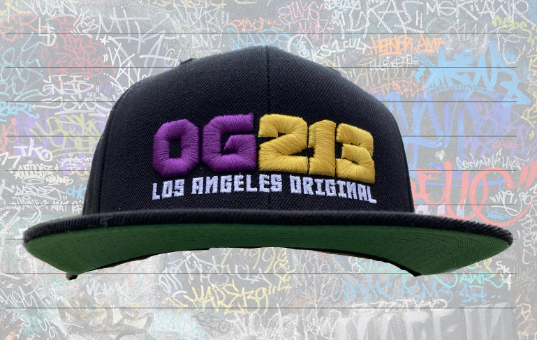 LAKER COLORED ORIGINAL BLACK HAT