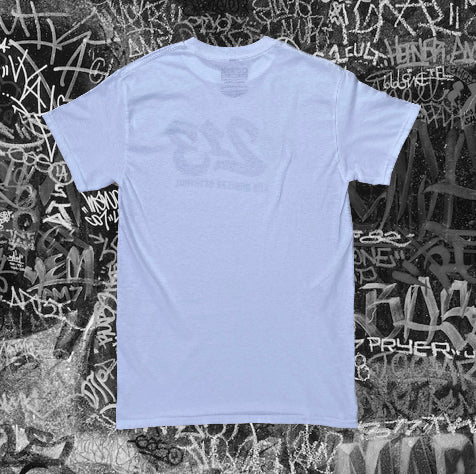 WHITE SHORT SLEEVE HANDWRITTEN T-SHIRT