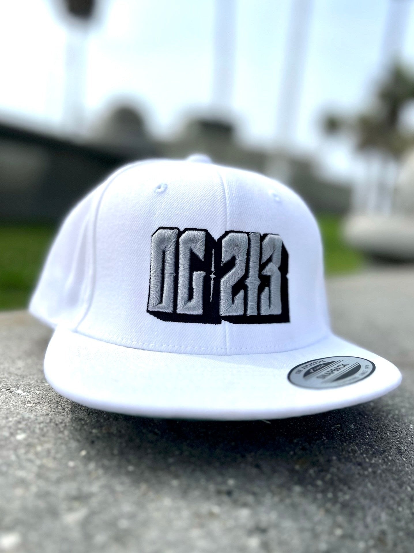 RAIDER COLORED LOGO WHITE HAT (AVAILABLE 10/4/24)