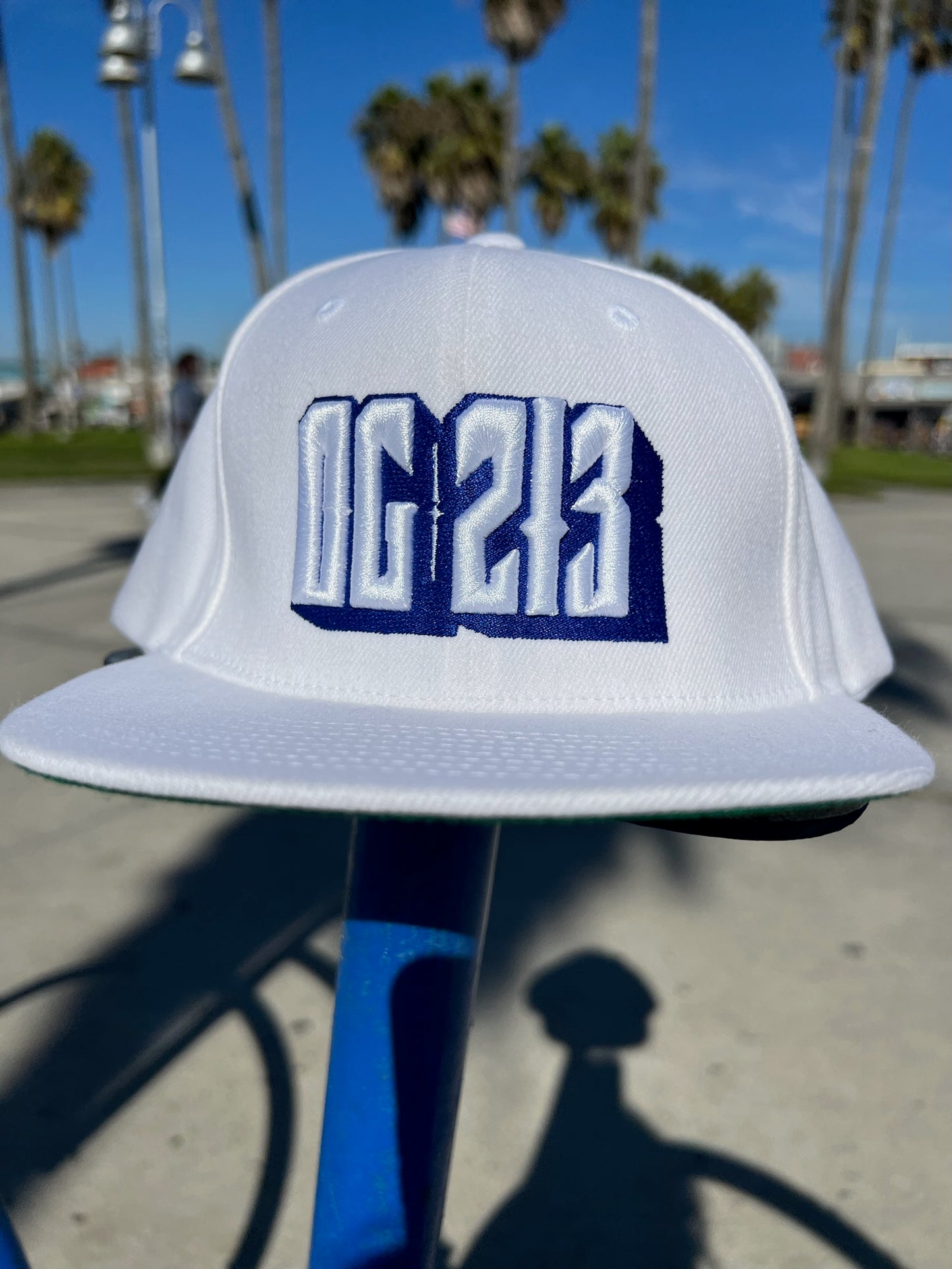 DODGER COLORED LOGO WHITE HAT (AVAILABLE 10/30/24)