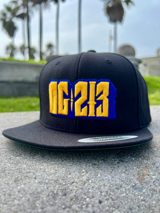 RAMS COLORED LOGO BLACK HAT (AVAILABLE 10/4/24)