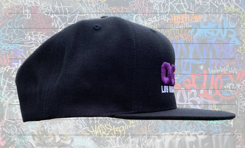 BLACK CLASSIC HAT LAKERS THEME (SOLD OUT)