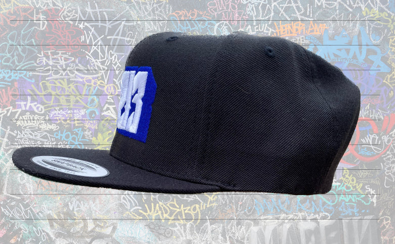 CLASSIC HAT BLACK ORIGINAL STYLE BLUE & WHITE (SOLD OUT)