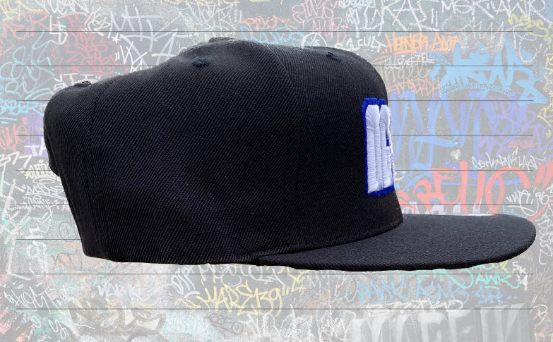 CLASSIC HAT BLACK ORIGINAL STYLE BLUE & WHITE