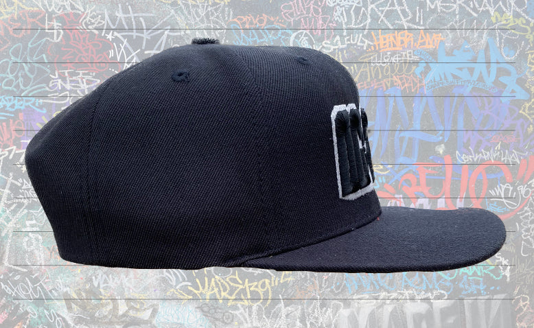 RAIDER COLORED LOGO BLACK HAT