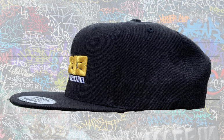 BLACK CLASSIC HAT LAKERS THEME (SOLD OUT)
